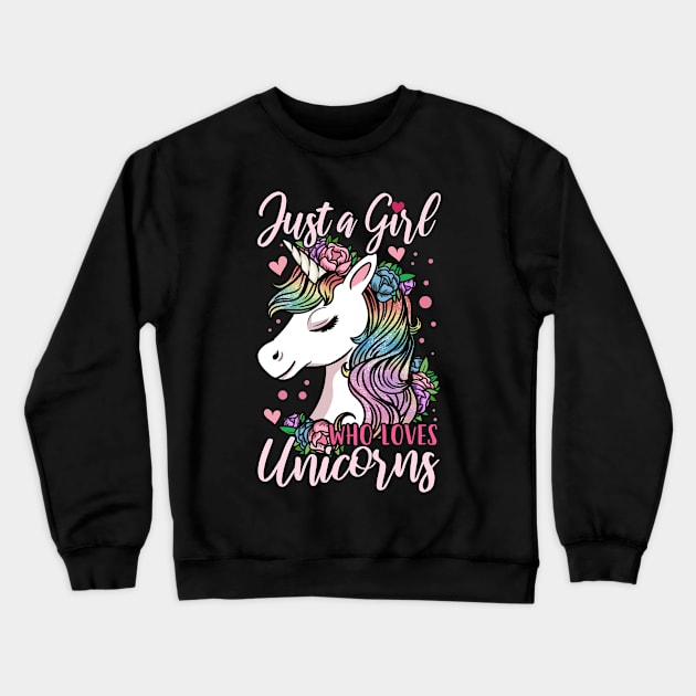 Unicorns Unicorn Lover Crewneck Sweatshirt by CreativeGiftShop